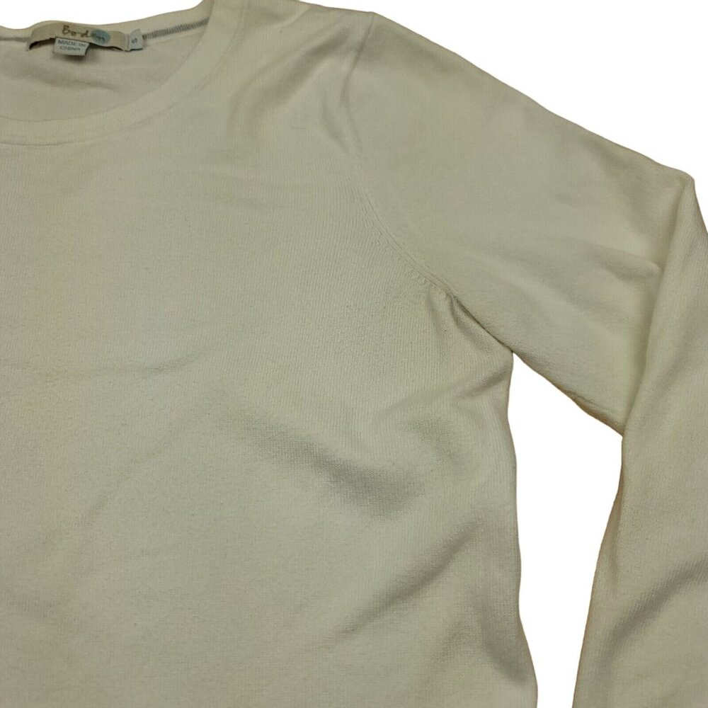 Boden Womens S Sweater Jasmine Pullover‎ Accent Button Sleeve Casual - Picture 4 of 14
